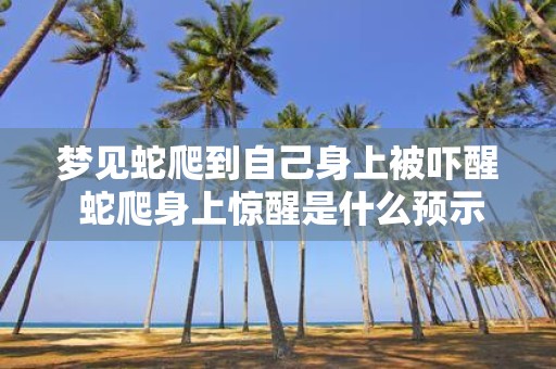梦见蛇爬到自己身上被吓醒 蛇爬身上惊醒是什么预示呢
