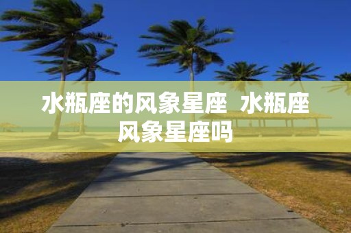 水瓶座的风象星座 水瓶座风象星座吗