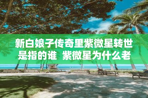新白娘子传奇里紫微星转世是指的谁 紫微星为什么老是下凡