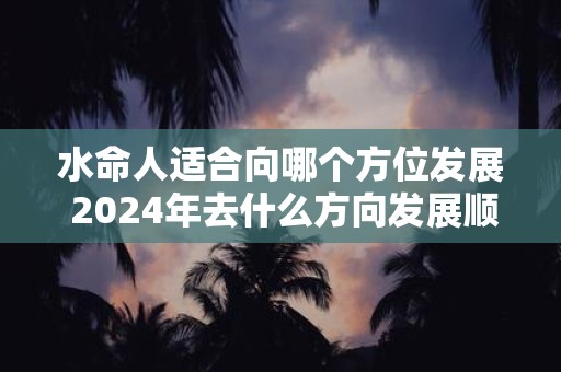 水命人适合向哪个方位发展 2025年去什么方向发展顺利