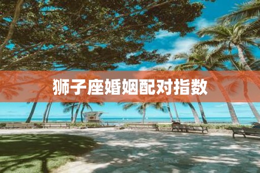 狮子座婚姻配对指数