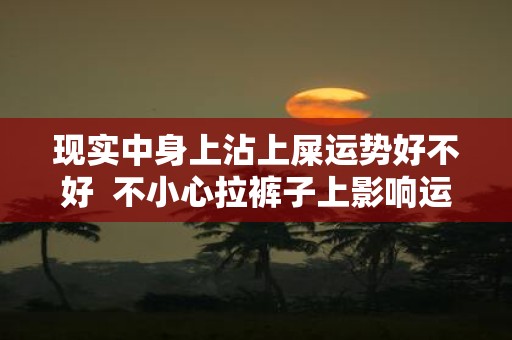 现实中身上沾上屎运势好不好 不小心拉裤子上影响运势