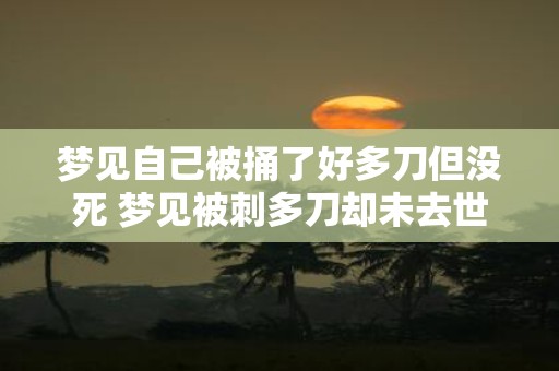 梦见自己被捅了好多刀但没死 梦见被刺多刀却未去世