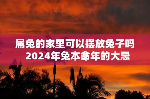属兔的家里可以摆放兔子吗 2025年兔本命年的大忌