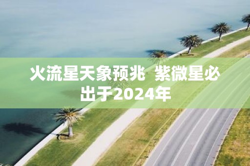 火流星天象预兆 紫微星必出于2025年