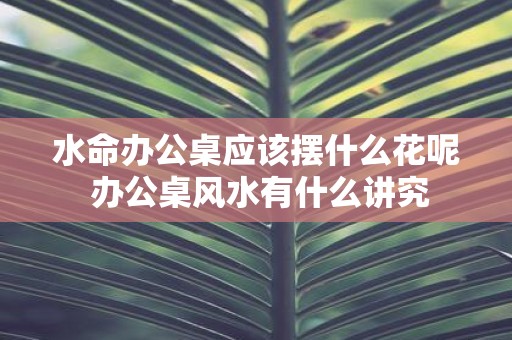 水命办公桌应该摆什么花呢 办公桌风水有什么讲究
