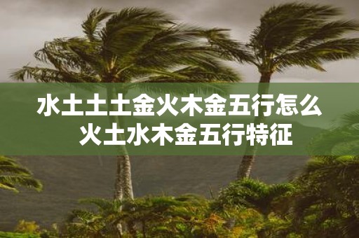 水土土土金火木金五行怎么 火土水木金五行特征
