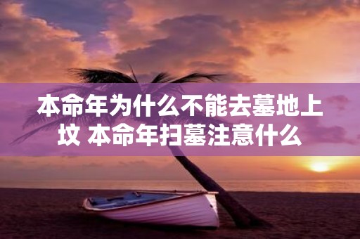 本命年为什么不能去墓地上坟 本命年扫墓注意什么