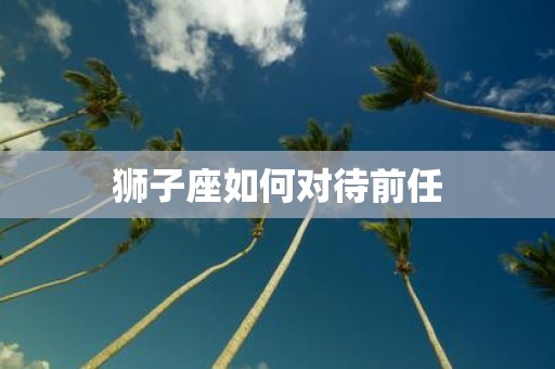 狮子座如何对待前任