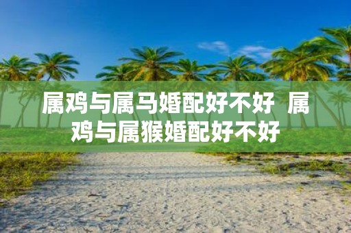 属鸡与属马婚配好不好 属鸡与属猴婚配好不好