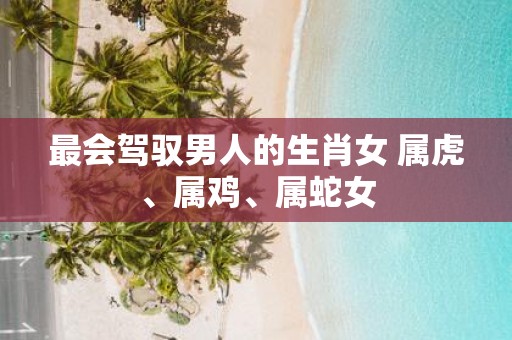 最会驾驭男人的生肖女 属虎、属鸡、属蛇女
