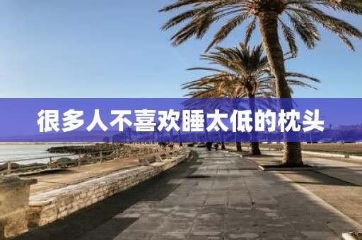 很多人不喜欢睡太低的枕头
