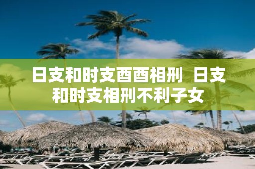 日支和时支酉酉相刑 日支和时支相刑不利子女