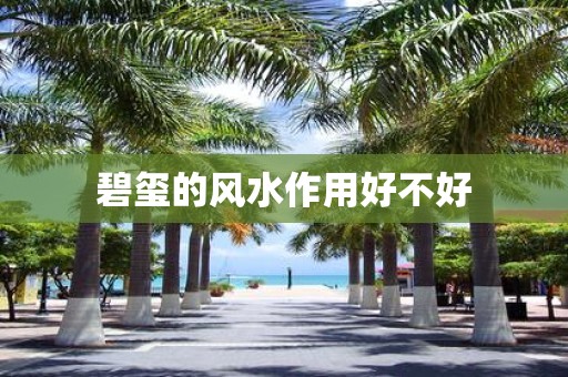 碧玺的风水作用好不好