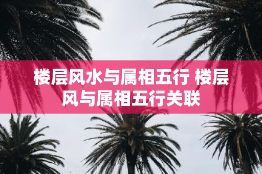 楼层风水与属相五行 楼层风与属相五行关联