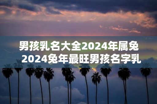 男孩乳名大全2025年属兔 2025蛇年最旺男孩名字乳名