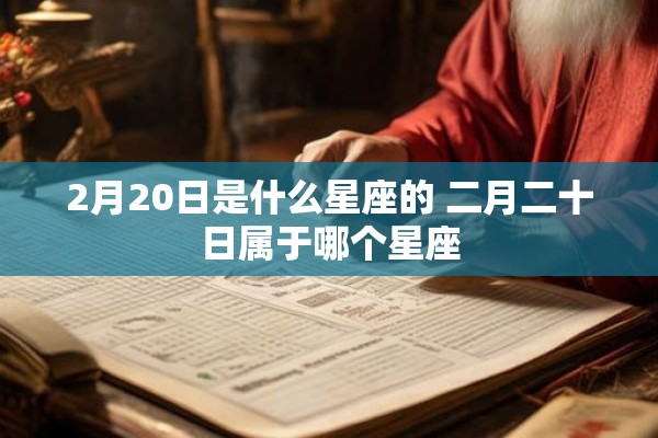 2月20日是什么星座的 二月二十日属于哪个星座