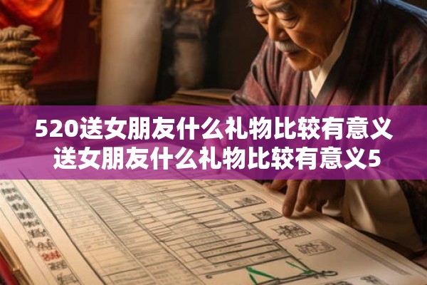 520送女朋友什么礼物比较有意义 送女朋友什么礼物比较有意义520特别篇