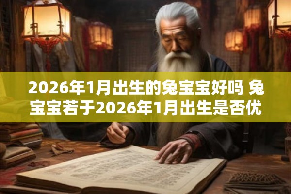 2026年1月出生的兔宝宝好吗 兔宝宝若于2026年1月出生是否优秀
