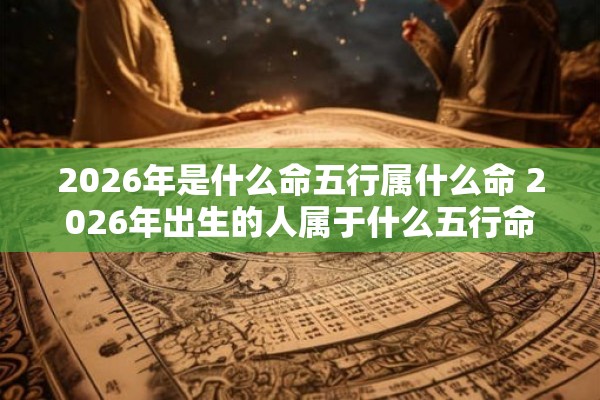 2026年是什么命五行属什么命 2026年出生的人属于什么五行命格