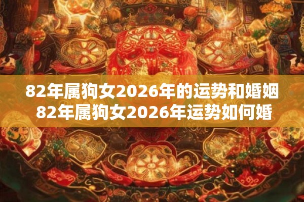 82年属狗女2026年的运势和婚姻 82年属狗女2026年运势如何婚姻前景如何