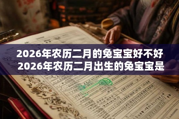 2026年农历二月的兔宝宝好不好 2026年农历二月出生的兔宝宝是否好养