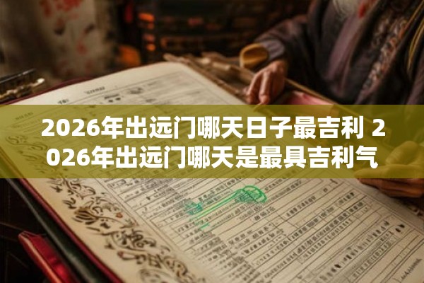 2026年出远门哪天日子最吉利 2026年出远门哪天是最具吉利气息的日子