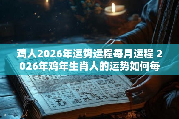 鸡人2026年运势运程每月运程 2026年鸡年生肖人的运势如何每个月的运程有何特点