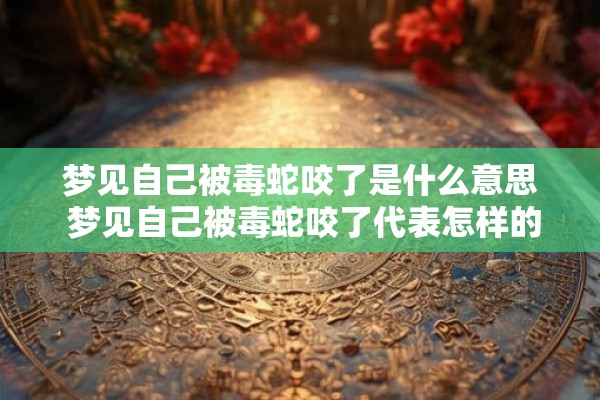 梦见自己被毒蛇咬了是什么意思 梦见自己被毒蛇咬了代表怎样的潜意识暗示