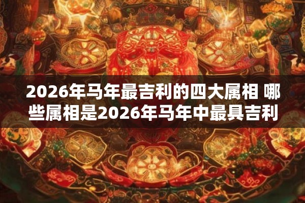 2026年马年最吉利的四大属相 哪些属相是2026年马年中最具吉利性的四大属相 2026年马年最吉利的四大属相 哪些属相是2026年马年中最具吉利性的四大属相