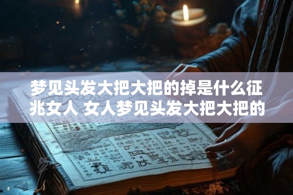梦见头发大把大把的掉是什么征兆女人 女人梦见头发大把大把的掉落是什么预示