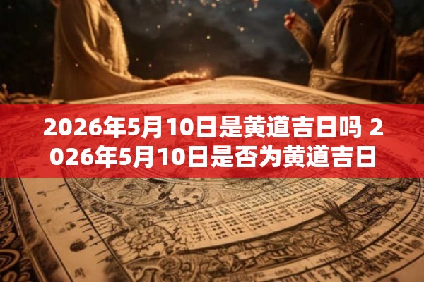 2026年5月10日是黄道吉日吗 2026年5月10日是否为黄道吉日
