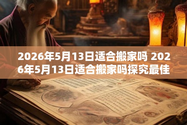 2026年5月13日适合搬家吗 2026年5月13日适合搬家吗探究最佳搬家时间的疑问