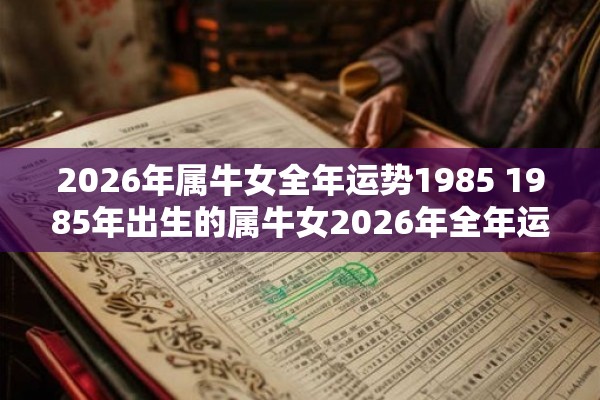 2026年属牛女全年运势1985 1985年出生的属牛女2026年全年运势如何
