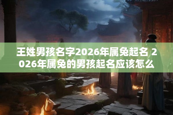 王姓男孩名字2026年属兔起名 2026年属兔的男孩起名应该怎么选王姓男孩的名字