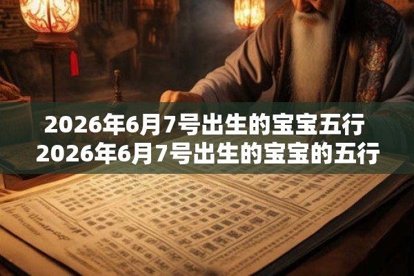 2026年6月7号出生的宝宝五行 2026年6月7号出生的宝宝的五行属相是什么 2026年6月7号出生的宝宝五行 2026年6月7号出生的宝宝的五行属相是什么
