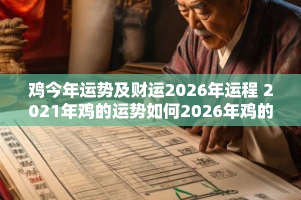 鸡今年运势及财运2026年运程 2021年鸡的运势如何2026年鸡的财运将会如何