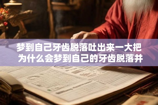 梦到自己牙齿脱落吐出来一大把 为什么会梦到自己的牙齿脱落并且吐出来一大把
