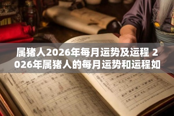 属猪人2026年每月运势及运程 2026年属猪人的每月运势和运程如何