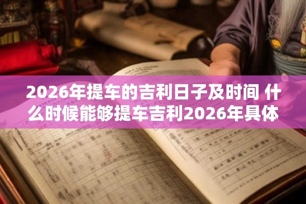 2026年提车的吉利日子及时间 什么时候能够提车吉利2026年具体的日子和时间是什么 2026年提车的吉利日子及时间 什么时候能够提车吉利2026年具体的日子和时间是什么