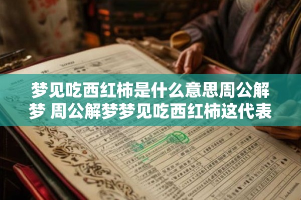 梦见吃西红柿是什么意思周公解梦 周公解梦梦见吃西红柿这代表什么