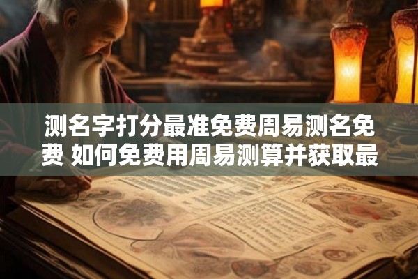 测名字打分最准免费周易测名免费 如何免费用周易测算并获取最准确的姓名评分