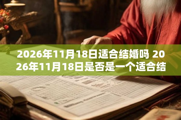 2026年11月18日适合结婚吗 2026年11月18日是否是一个适合结婚的日子呢 2026年11月18日适合结婚吗 2026年11月18日是否是一个适合结婚的日子呢