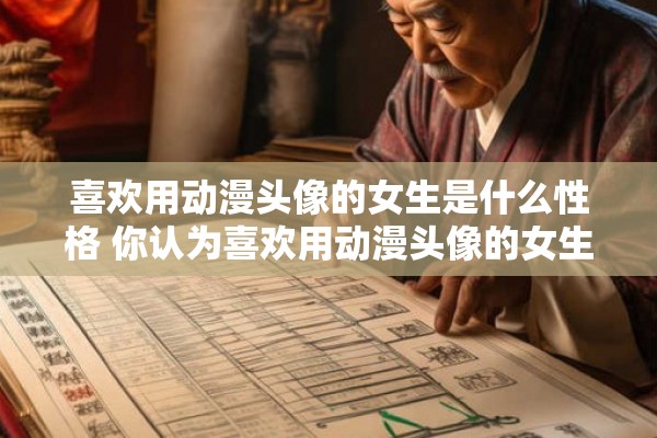 喜欢用动漫头像的女生是什么性格 你认为喜欢用动漫头像的女生性格如何