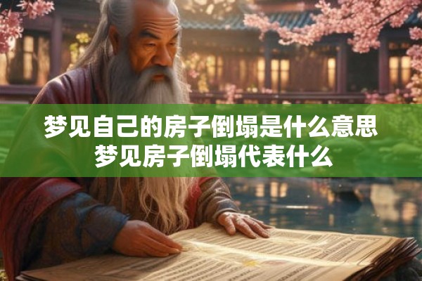 梦见自己的房子倒塌是什么意思 梦见房子倒塌代表什么 梦见自己的房子倒塌是什么意思 梦见房子倒塌代表什么