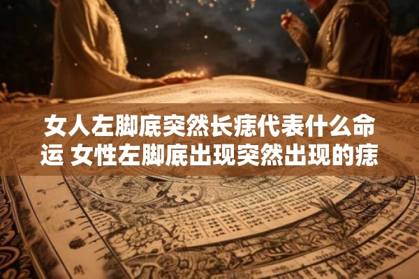 女人左脚底突然长痣代表什么命运 女性左脚底出现突然出现的痣对她的命运有何影响