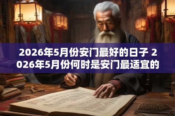 2026年5月份安门最好的日子 2026年5月份何时是安门最适宜的日子