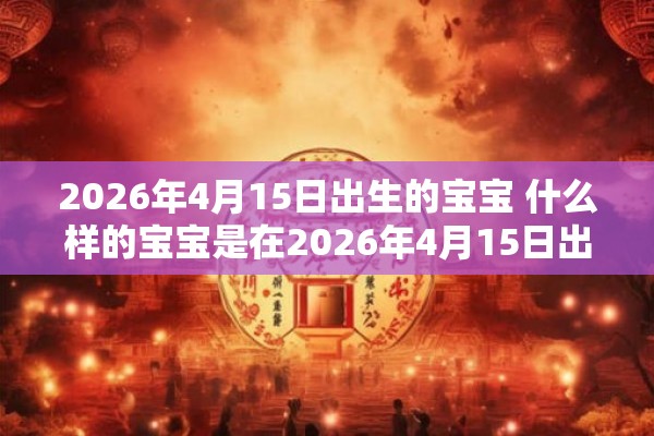 2026年4月15日出生的宝宝 什么样的宝宝是在2026年4月15日出生的