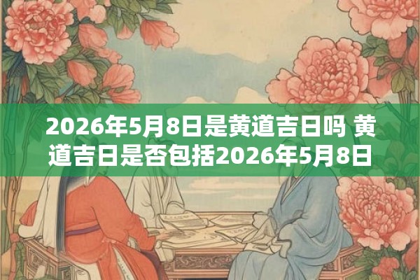 2026年5月8日是黄道吉日吗 黄道吉日是否包括2026年5月8日