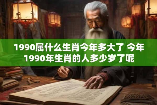 1990属什么生肖今年多大了 今年1990年生肖的人多少岁了呢